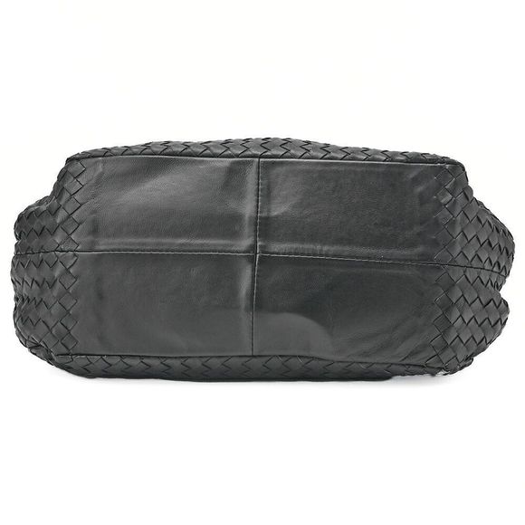 Bottega Veneta Tote Bag Intrecciato Lambskin Black Ladies Bag Brand [shipping - Picture 5 of 10